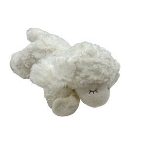 Baby Gund‎ Winky the Lamb 8” Plush Rattle Stuffed Animal 058133
